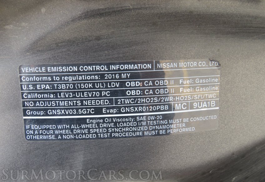 2016 Nissan Murano - Image 59