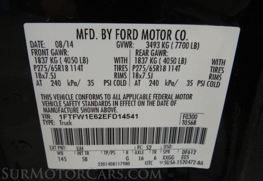 2014 Ford F-150 - Image 51