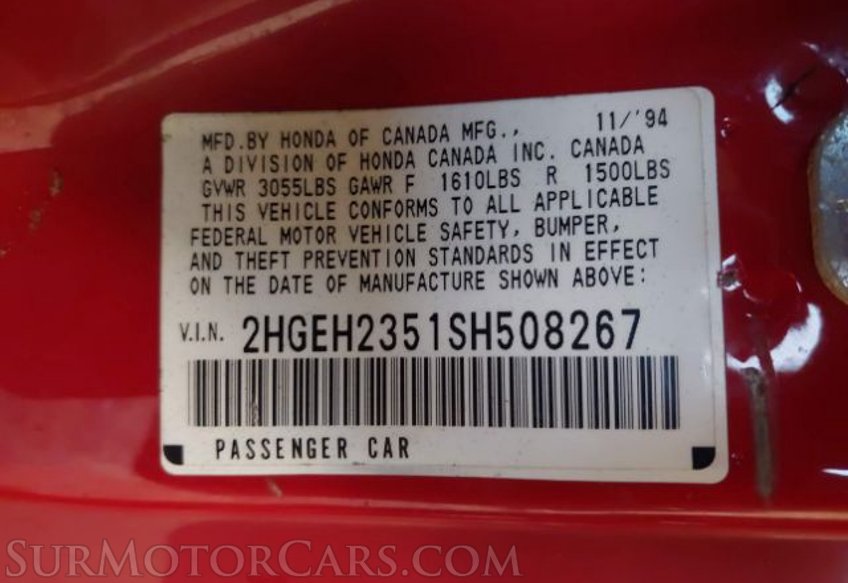 1995 Honda Civic - Image 14