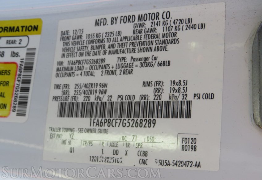 2016 Ford Mustang - Image 40