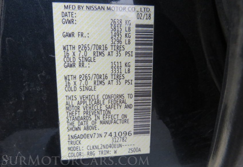 2018 Nissan Frontier - Image 12