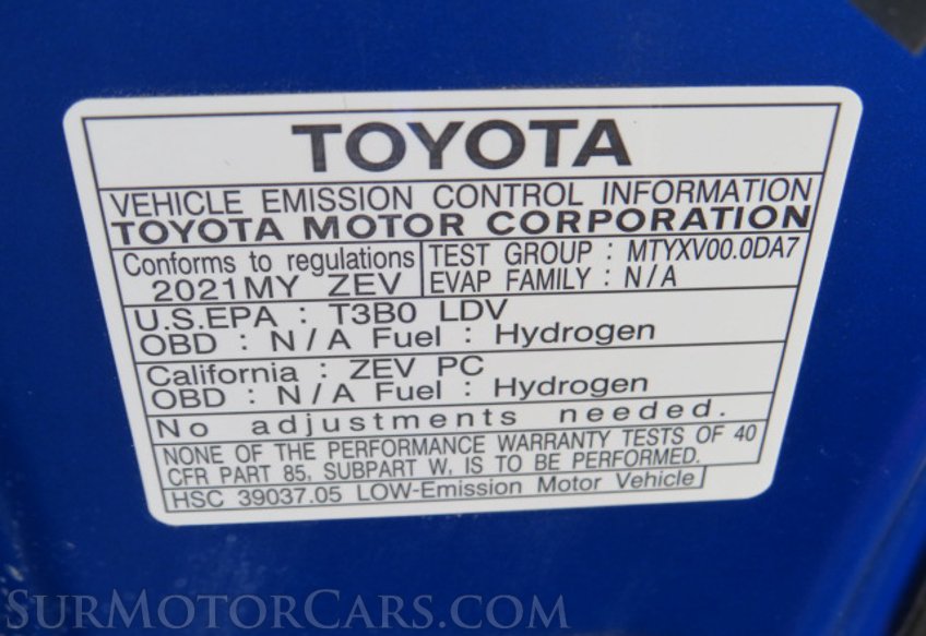 2021 Toyota Mirai - Image 54