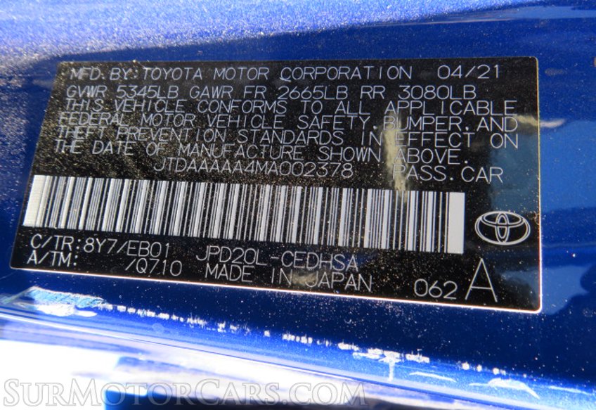 2021 Toyota Mirai - Image 55