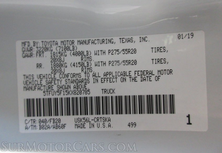 2019 Toyota Tundra - Image 62