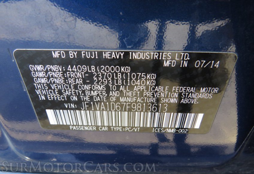 2015 Subaru WRX - Image 49