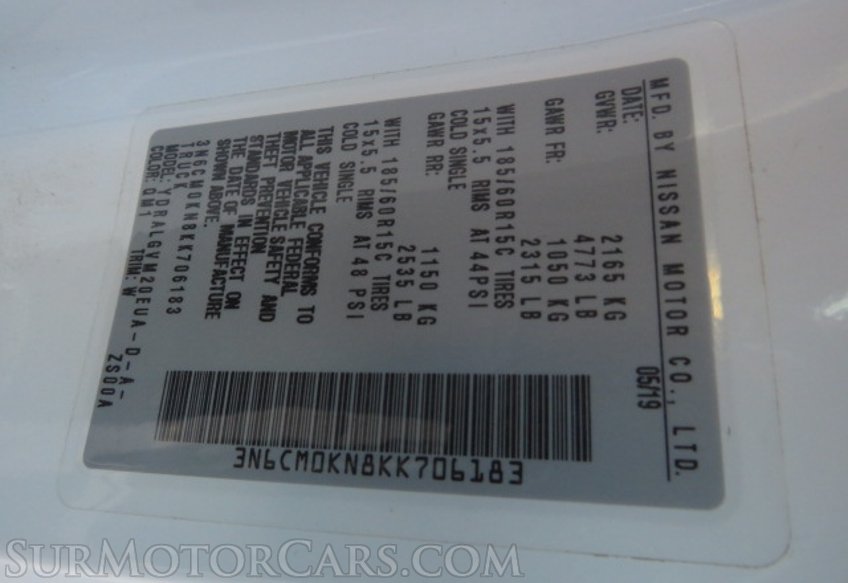 2019 Nissan NV200 Compact Cargo - Image 49