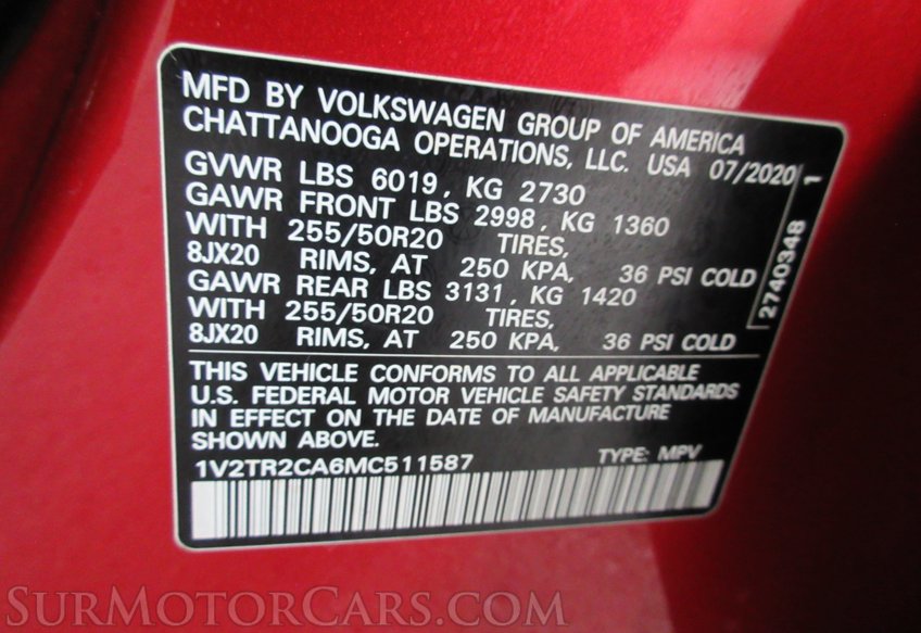 2021 Volkswagen Atlas - Image 69