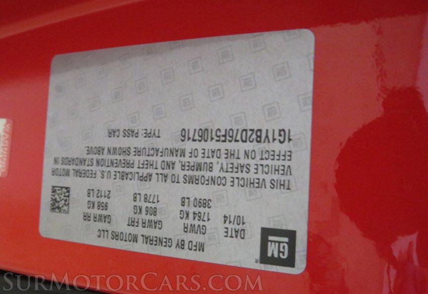 2015 Chevrolet Corvette - Image 45