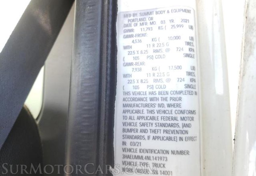 2022 International MV607 - Image 2