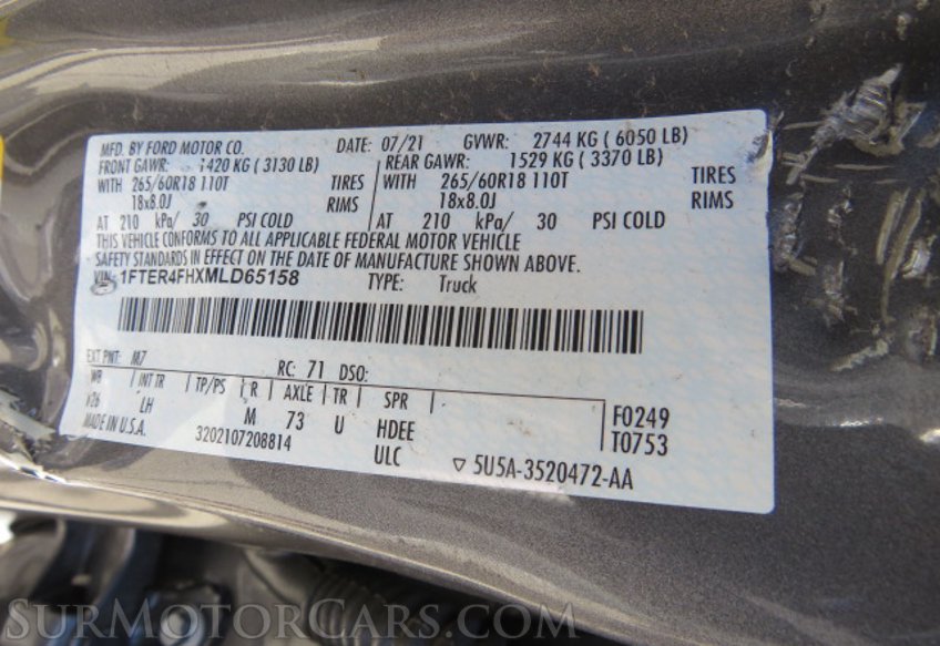 2021 Ford Ranger - Image 57