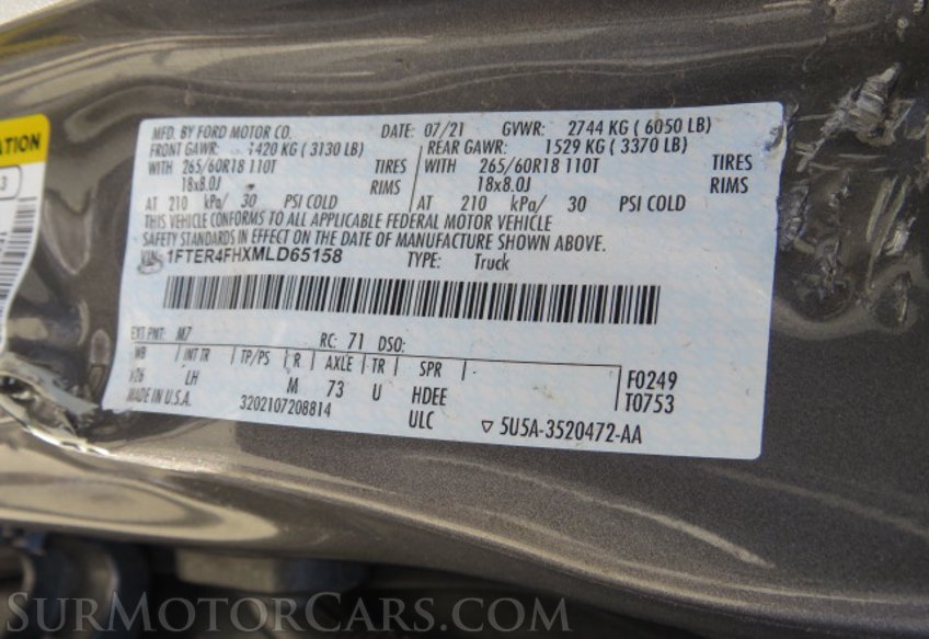 2021 Ford Ranger - Image 54