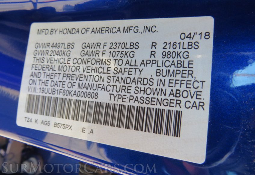 2019 Acura TLX - Image 49