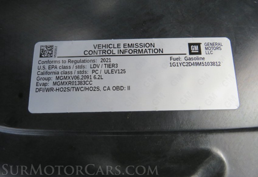 2021 Chevrolet Corvette - Image 53