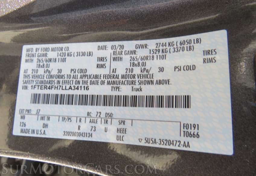 2020 Ford Ranger - Image 62