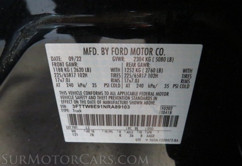 2022 Ford Maverick - Image 46