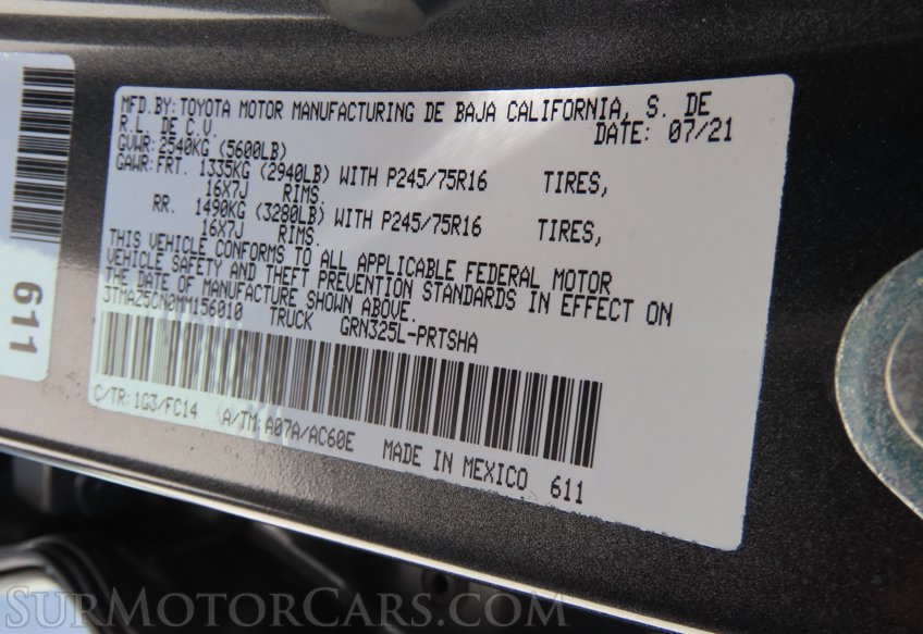 2021 Toyota Tacoma - Image 49