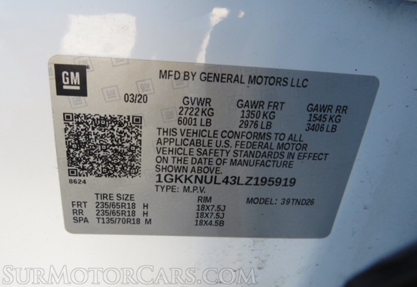 2020 GMC Acadia - Image 56