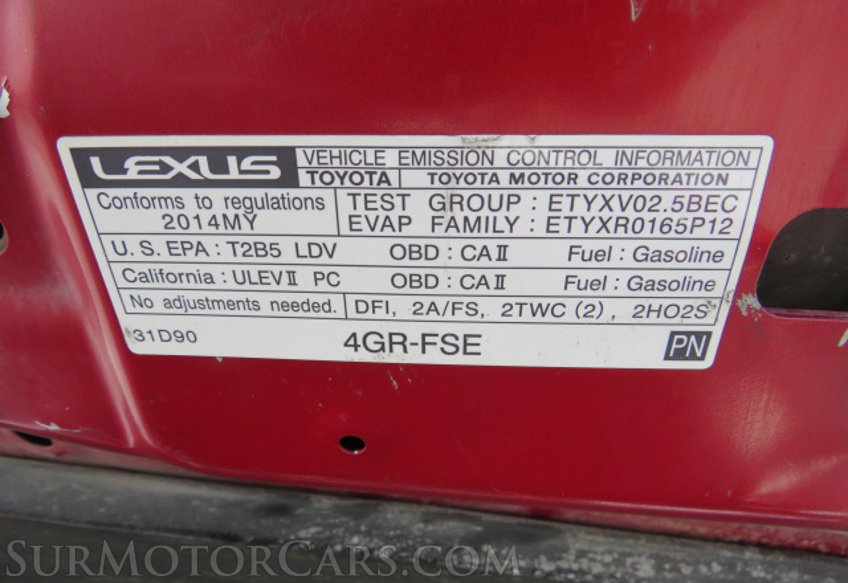 2014 Lexus IS 250 - Image 52