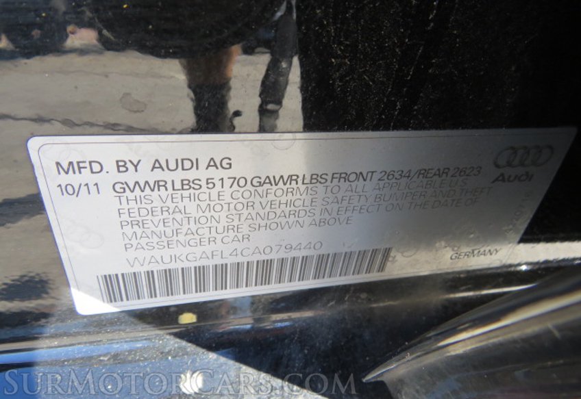 2012 Audi S4 - Image 61