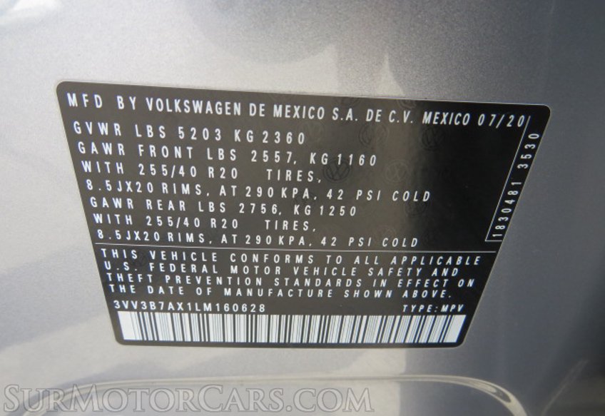 2020 Volkswagen Tiguan - Image 52