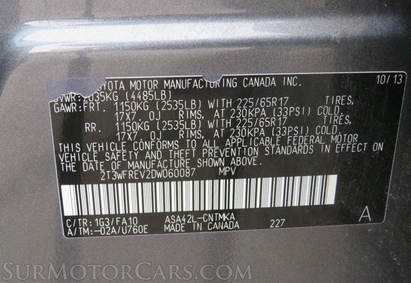 2013 Toyota RAV4 - Image 58