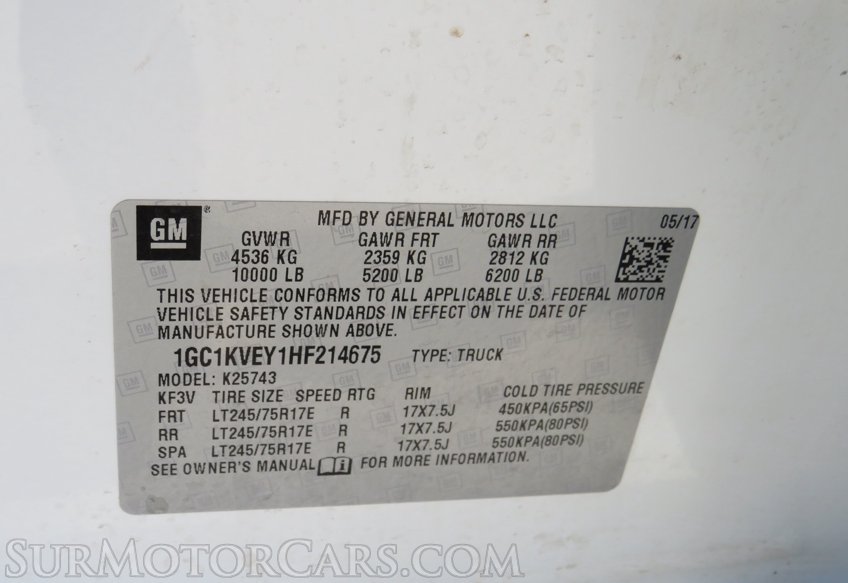 2017 Chevrolet Silverado 2500HD - Image 65