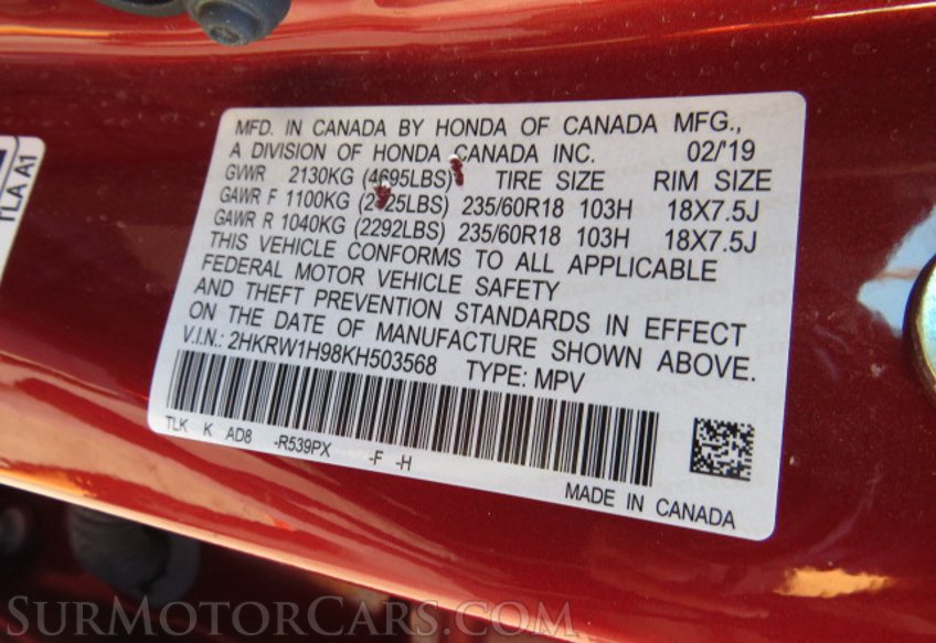 2019 Honda CR-V - Image 51