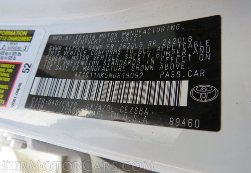 2022 Toyota Camry - Image 49