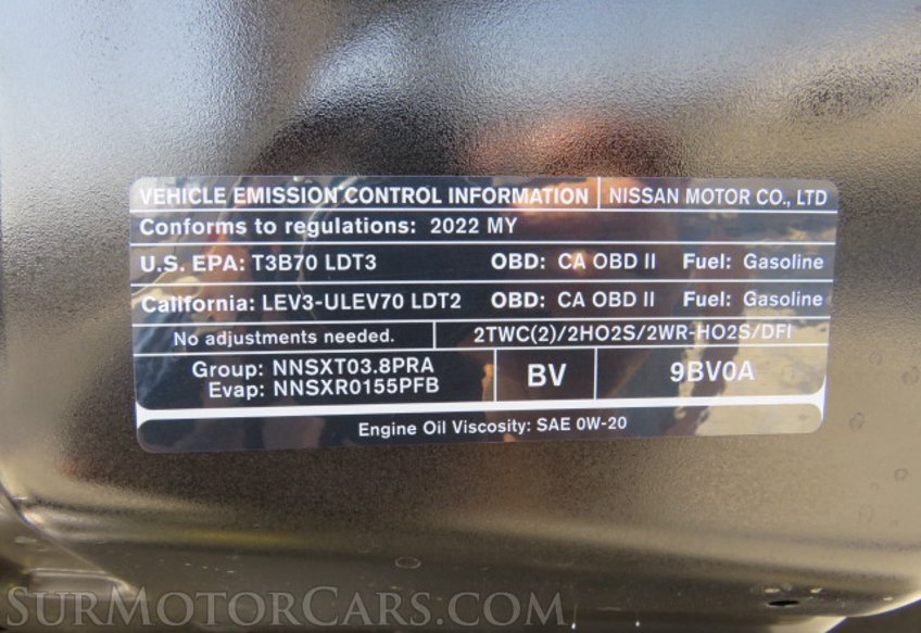 2022 Nissan Frontier - Image 56