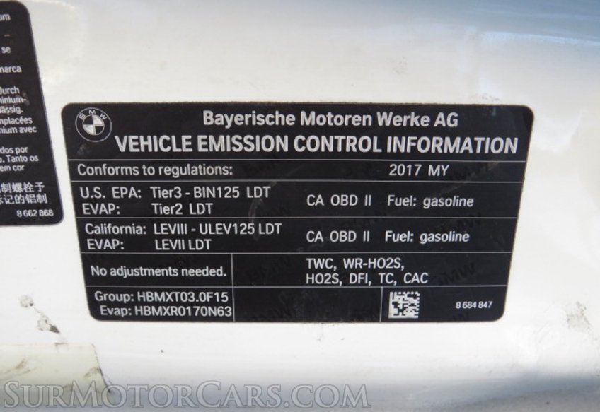 2017 BMW X5 - Image 55