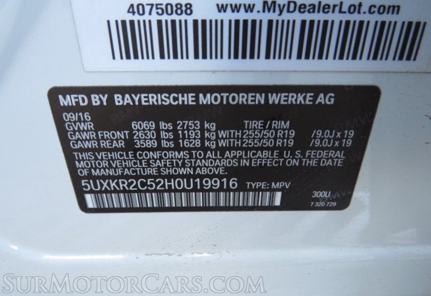 2017 BMW X5 - Image 56