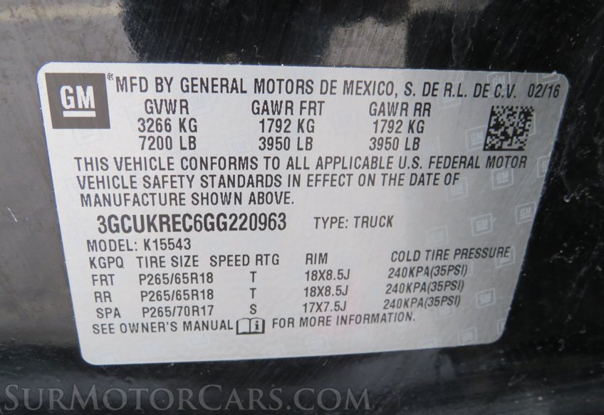 2016 Chevrolet Silverado 1500 - Image 63