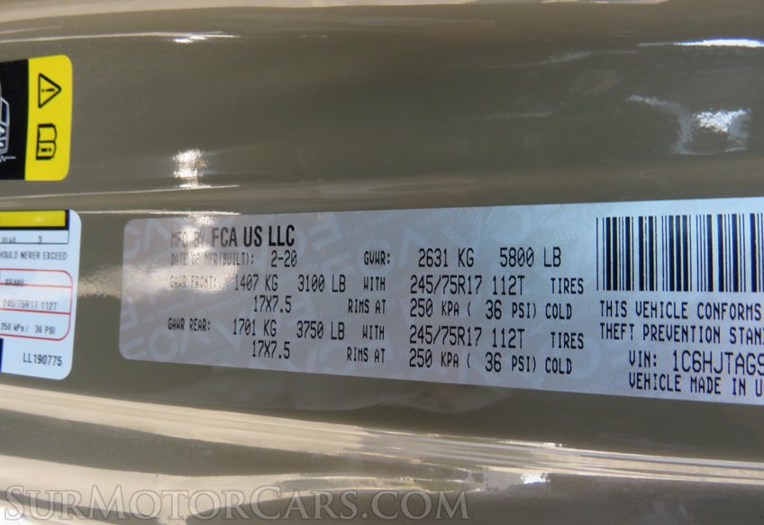 2020 Jeep Gladiator - Image 57