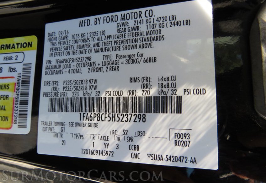 2017 Ford Mustang - Image 30