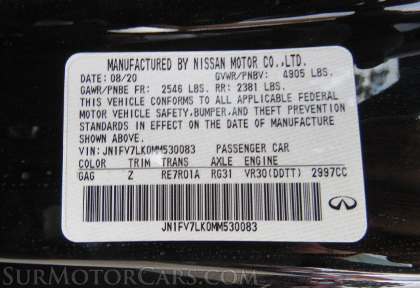 2021 Infiniti Q60 - Image 46