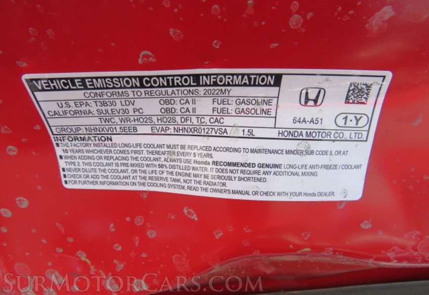 2022 Honda Civic Sedan - Image 56