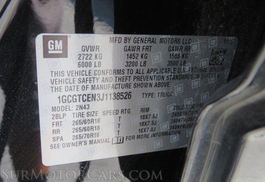 2018 Chevrolet Colorado - Image 52