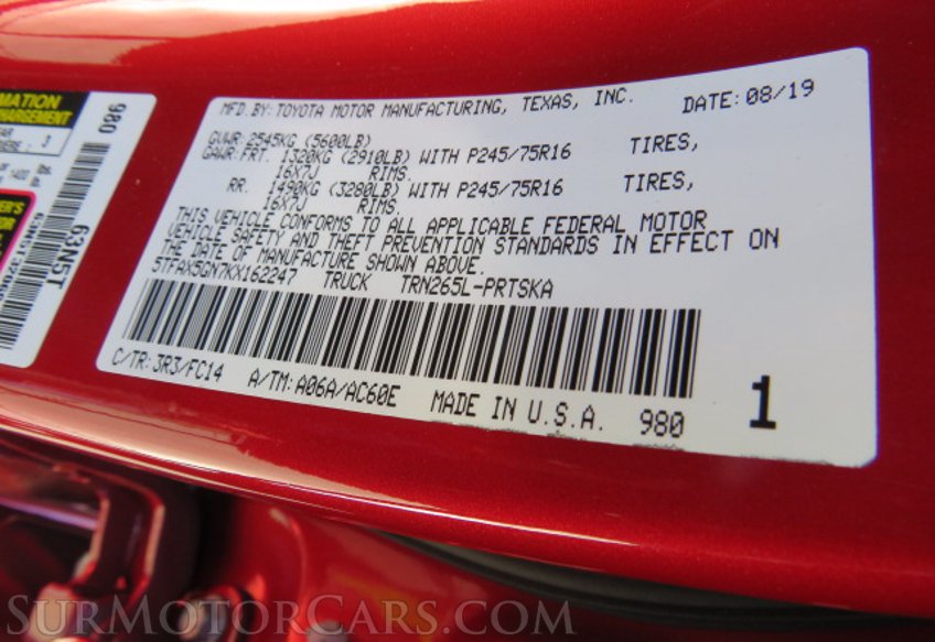 2019 Toyota Tacoma - Image 47