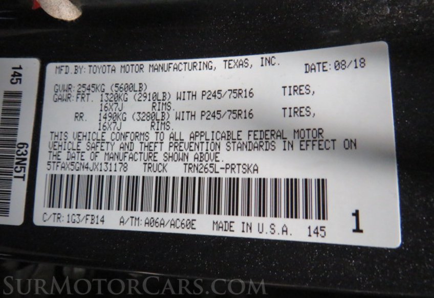 2018 Toyota Tacoma - Image 44