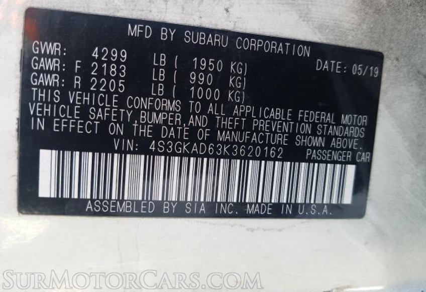 2019 Subaru Impreza - Image 9