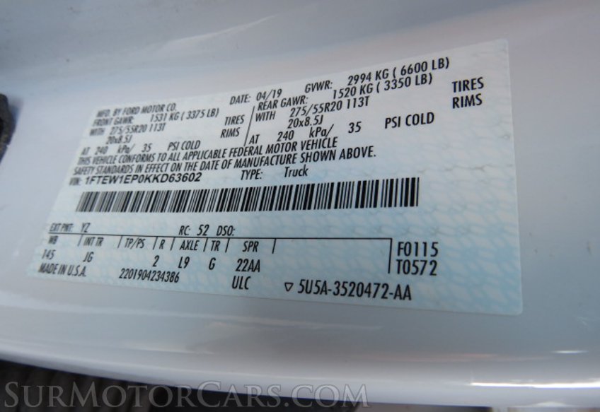 2019 Ford F-150 - Image 36