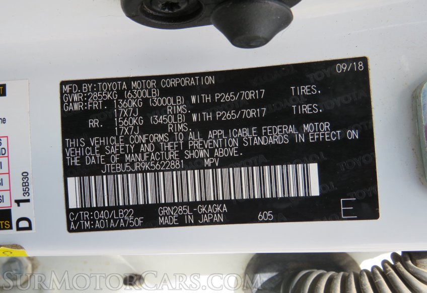 2019 Toyota 4Runner - Image 53