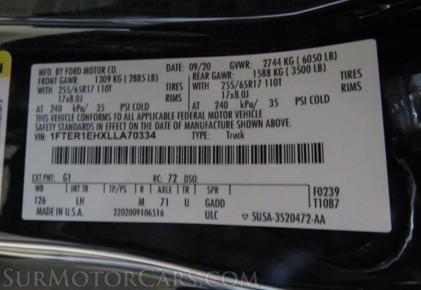 2020 Ford Ranger - Image 53