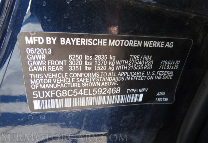 2014 BMW X6 - Image 53