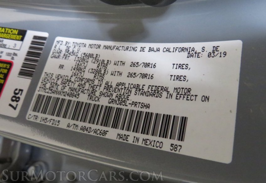 2019 Toyota Tacoma - Image 49