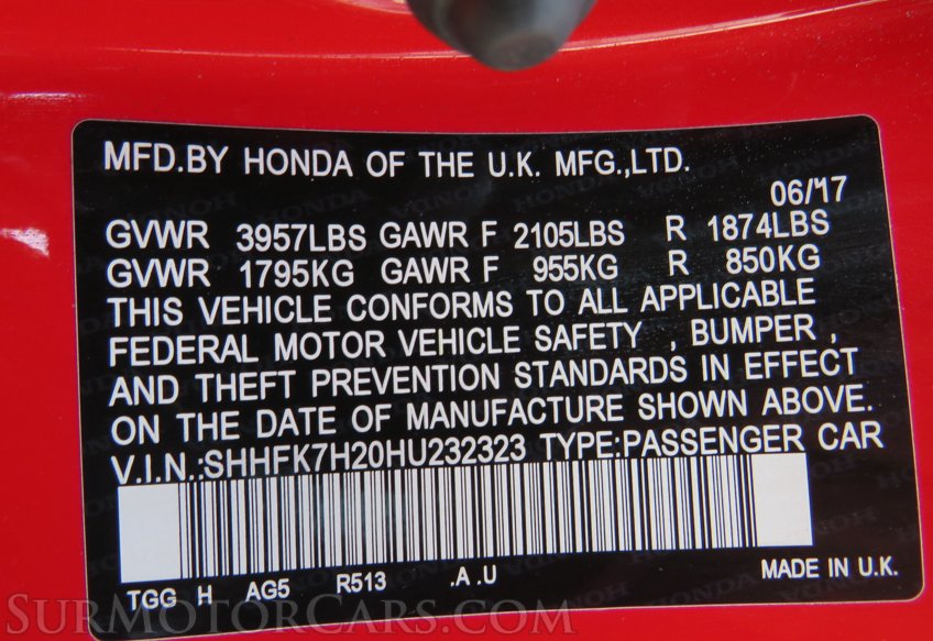 2017 Honda Civic Hatchback - Image 46