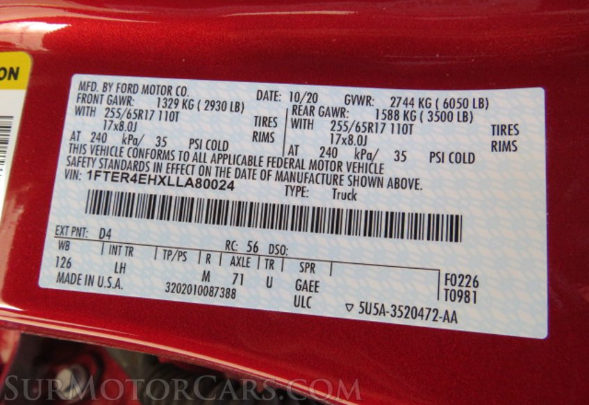 2020 Ford Ranger - Image 49