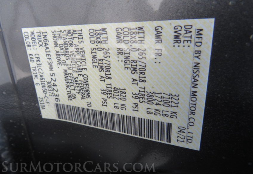 2021 Nissan Titan - Image 52