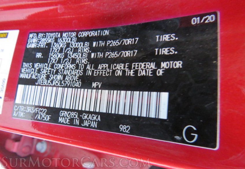 2020 Toyota 4Runner - Image 48