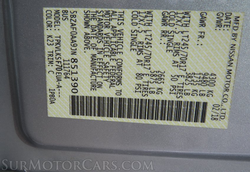 2018 Nissan NV Passenger - Image 64